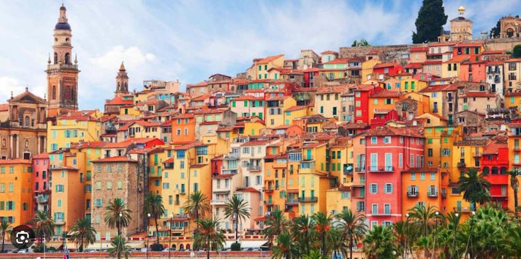 Le Mona Lisa, Vue Mer, Balcon Menton Extérieur photo