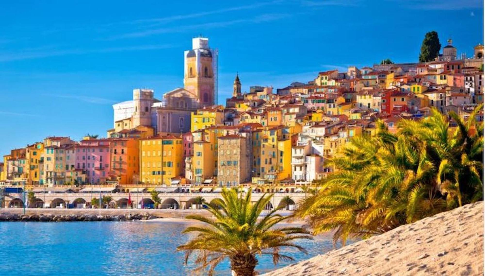 Le Mona Lisa, Vue Mer, Balcon Menton Extérieur photo