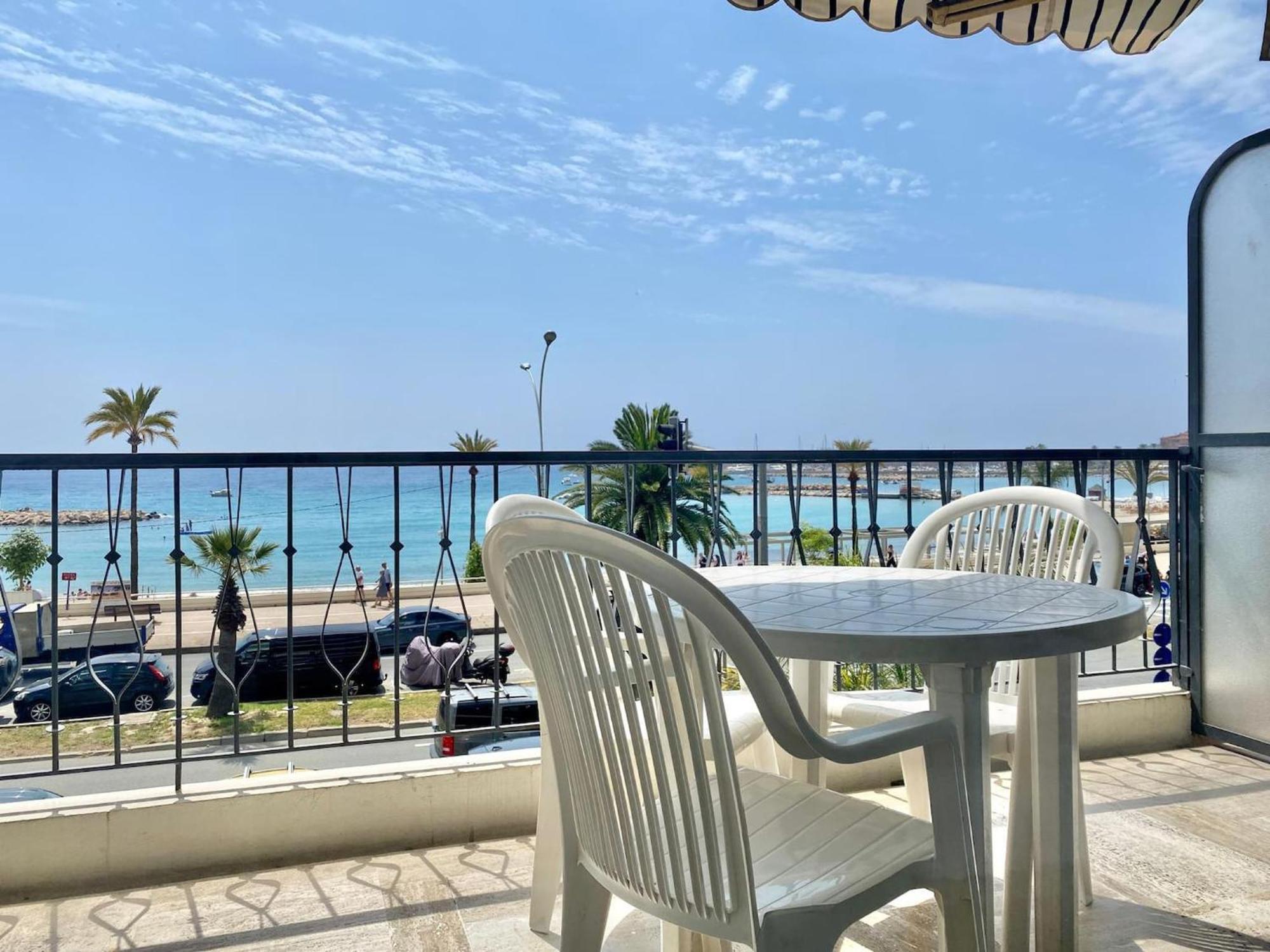Le Mona Lisa, Vue Mer, Balcon Menton Extérieur photo